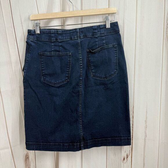 Talbots Women’s 6 Blue Denim Skirt - Picture 3 of 5